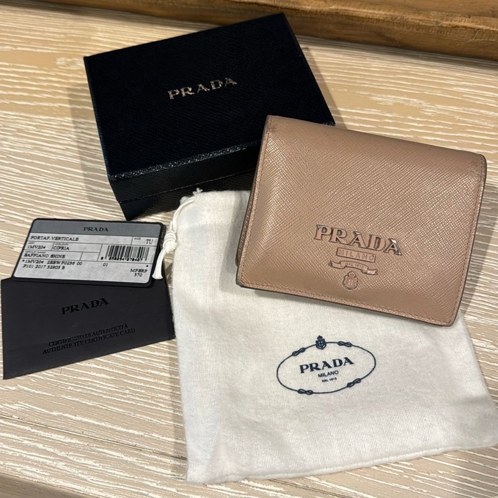 Prada Small Saffiano Leather Wallet